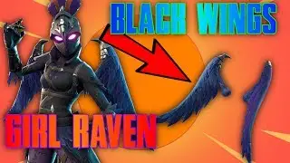*NEW* RAVEN GIRL (BLACK WINGS INCLUDED) | Fortnite Ravage skin