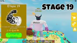 ROBLOX LIFTING SIMULATOR GETTING STAGE 19