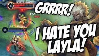 GATOTKACA CAN'T KILL ME! - Unkillable Layla Gameplay🔥 | MLBB