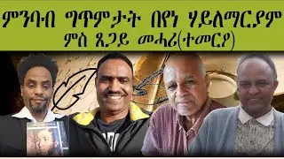 ምንባብ ግጥምታት በየነ ሃይለማርያም ምስ ስነጥበበኛ ጸጋይ መሓሪ (ተመርዖ ) Beyene Hailemariam Poems