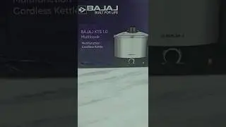BAJAJ MULTIFUNCTION CORDLESS KETTLE # KTS1.0 1LTR 600WATT #unboxing #review #bajaj #appliances #2025