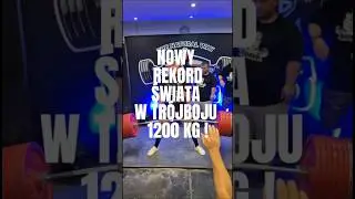 Nowy Rekord Świata w Tr&oacute;jboju 1200 kg Colton Engelbrecht! #tr&oacute;jb&oacute;j #strongman  #strong #rekord