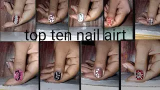 Easy top 10 nail polish design at home 🏠#angle sumati 💅💅💅
