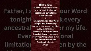 🔥Midnight Prayer to Break Ancestral Curses😱✝️🔥📖#MidnightPrayer #DeliverancePrayer  #SpiritualWarfare