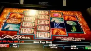 IGT Fire Horse Slot Machine Big WIn