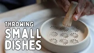 A relaxing low key approach to glaze testing. Throwing small dishes