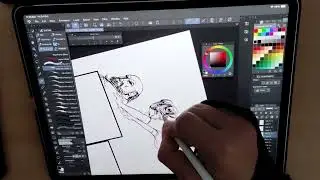 Process of a Comic Page in Clip Studio Paint &ndash; Panel 1