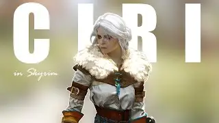 Custom Voiced Ciri Follower Mod with Quest | Best Follower Mod of Skyrim