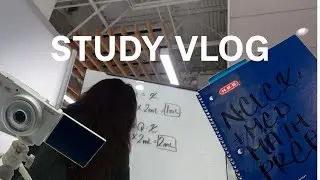 📖 STUDY VLOG: Study with me before school starts