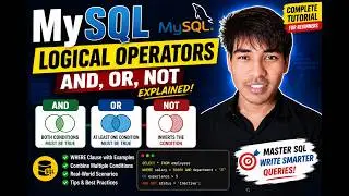 Stop Confusing AND, OR, NOT in MySQL | Logical Operators Explained with Examples #coding #mysql