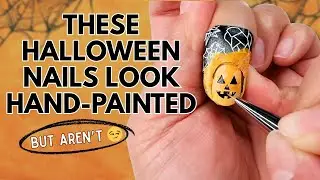 5 Spooky Nail Ideas You Can Actually Do 👻 | 1-Minute Maniology