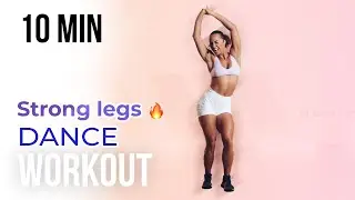 STRONG LEGS DANCE WORKOUT | REGGAETON | 10 MINUTES | No equipment