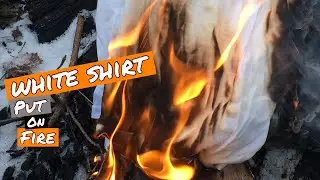 Burning clothes WHITE SHIRT (fire stuff)