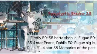 Honkai Star Rail - Apocalyptic Shadow 2.8 1st half - Break team