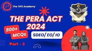 Punjab Enforcement and Regulatory Authority Act 2024 | MCQs Part 3 | PPSC SDEO PERA Preparation 2025