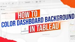 Как изменить цвет фона панели мониторинга Tableau
