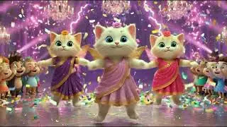 4 Adorable Kittens Become Princesses 😻 | Viral Cartoon for Kids