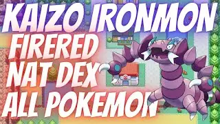 DRAPION WINNING TONIGHT?!?! KAIZO IRONMON FIRERED NATIONAL DEX