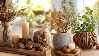Bring Nature Indoors 🌿 | Rustic Fall Home Decor with Twigs, Leaves & Acorns