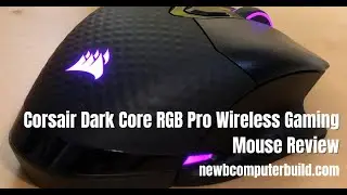 Беспроводная игровая мышь CORSAIR DARK CORE RGB PRO для FPS/MOBA (обзор 2020 года | настройка | распаковка)