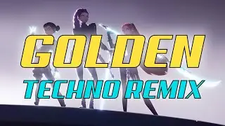 Huntrix - Golden [Techno REMIX] K-Pop Demon Hunters | HUNTR/X - Lyric Video