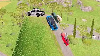 Flatbed McQueen | Transportation with Truck &ndash; Police Chase Challenge #3