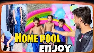 GARMI 🥵 KA SOLUTION | WATER BALOON FIGHT | #anasstyle3 #miananas #viral #vlog #viralvideo #homepool