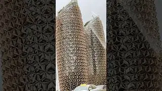 Beauty of pineapple tower #shortvideo #shorts #uae #pineapple tower #placetosee #pineapple #tower