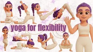 Yoga for Kids: Relaxing Flow for Anxiety, Stress Relief & Flexibility 🧘&zwj;♂️✨ | yoga with Laya