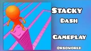 Stacky Dash game Level 56 to 60 gameplay
