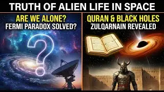 Fermi Paradox? Are We Alone? Truth of Aliens life in Space. Quran & Black Holes Zulqarnain Revealed