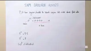 7. Sınıf Matematik Tam Sayıların Kuvveti | Tam Sayı Problemleri 