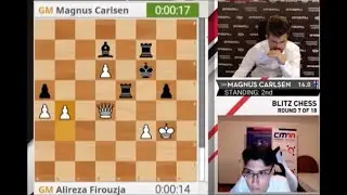 GM Carlsen (Norway) - GM Firouzja (Iran) 5m + PGN