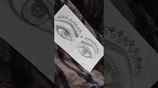 radherani eyes pencil drawing &hearts;️&hearts;️ #art #workingartist