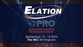 Elation Professional @ BPM/PRO 2014 - Sniper 2R&trade;