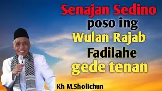 Senajan namong 1X poso ing wulan Rajab fadilahe gedhe tenan #@barokahchannel1102