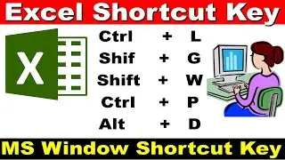 Fill Series In Excel | Shortcut of MS Excel | Flash Fill In Excel l Excel Shortcut | Down Fill |
