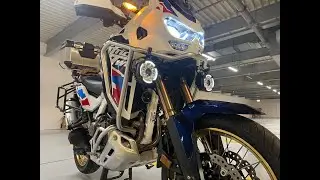 CRF 1100 Honda Africa Twin Adventure Sport 2024, DCT ES, Walk-around | Lone Rider Moto Lights