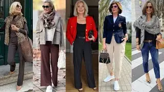 Natural Older Women OVER 50  | NewTrends Fashion For Women |winter/winter ☃️ ❄️ FallFashion 2026