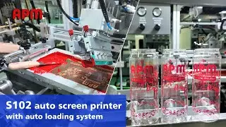S102 Single Color Fully Automatic Screen Printing Machine for Plastic Bottles