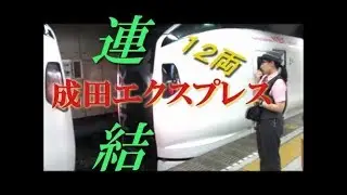 成田エクスプレス連結 女性運転士車掌 東京地下総武快速 Narita Express connection  Female conductor Tokyo underground rapid home