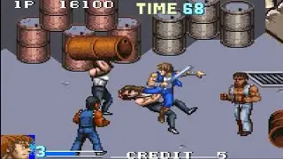 Double Dragon Advance Longplay walkthrough gameplay GBA emulator on Android mobile
