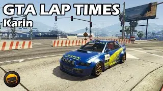 Fastest Karin Cars (2021) - GTA 5 Best Fully Upgraded Cars Lap Time Countdown