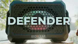 THE DEFENDER BY ECOXGEAR: Powerful, waterproof, 10lb portable speaker perfect for outdoor adventures