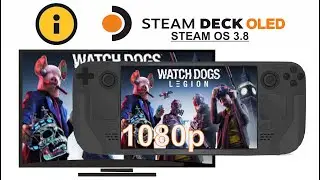 Watch Dogs Legion (Docked 1080p) on Steam Deck OLED with Steam OS 3.8