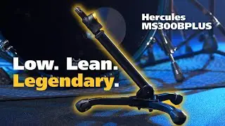 The Hercules MS300BPLUS Tripod Base Microphone Stand