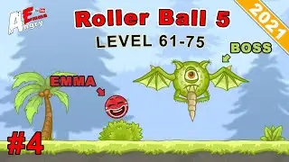 🔴 Roller Ball 5 - Gameplay #4 level 61-75 + BOSS (Android)