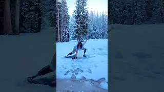 Revbalance BoardTraining in the Colorado Winter!! ❄️ revbalance.com/amputay for 10% off :)