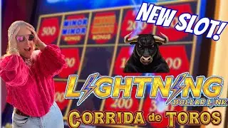 Dropping DOUBLE BONUSES on the NEW Lightning Link Dollar Storm - Corrida de Toros