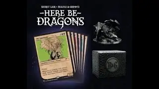 Magic the Gathering: Secret Lair Here Be Dragons Unboxing & Review